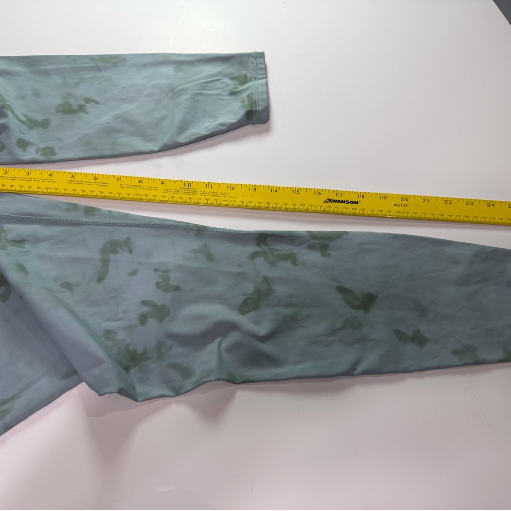 JoyLab Green Tie-Dye Leggings - Picture 4 of 7